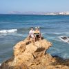 Grecja, Kreta, klif na plaży Golden Beach(1)
